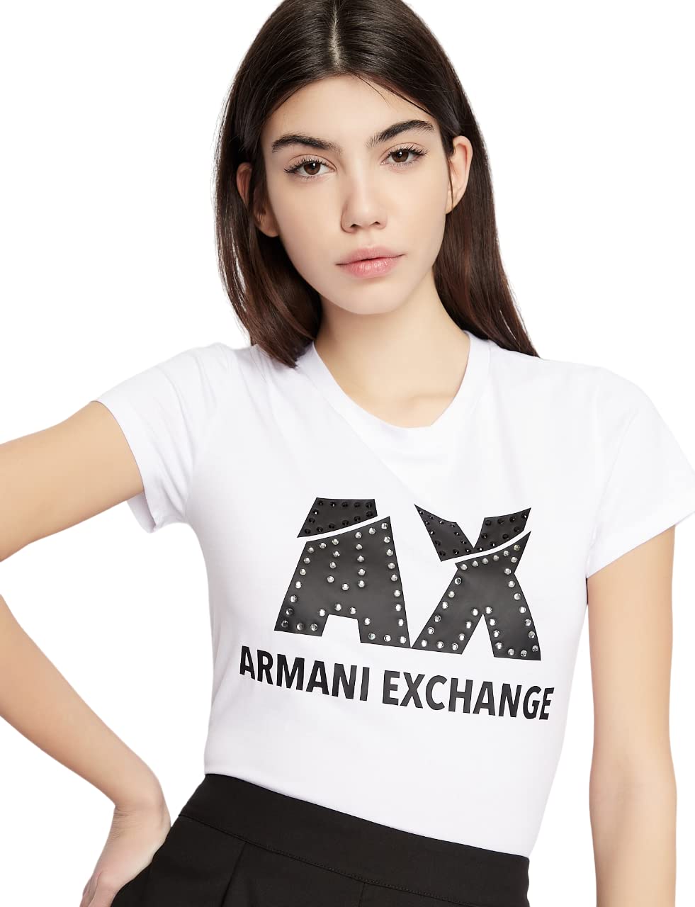 Armani Exchange Women's White (Optic White 1000)