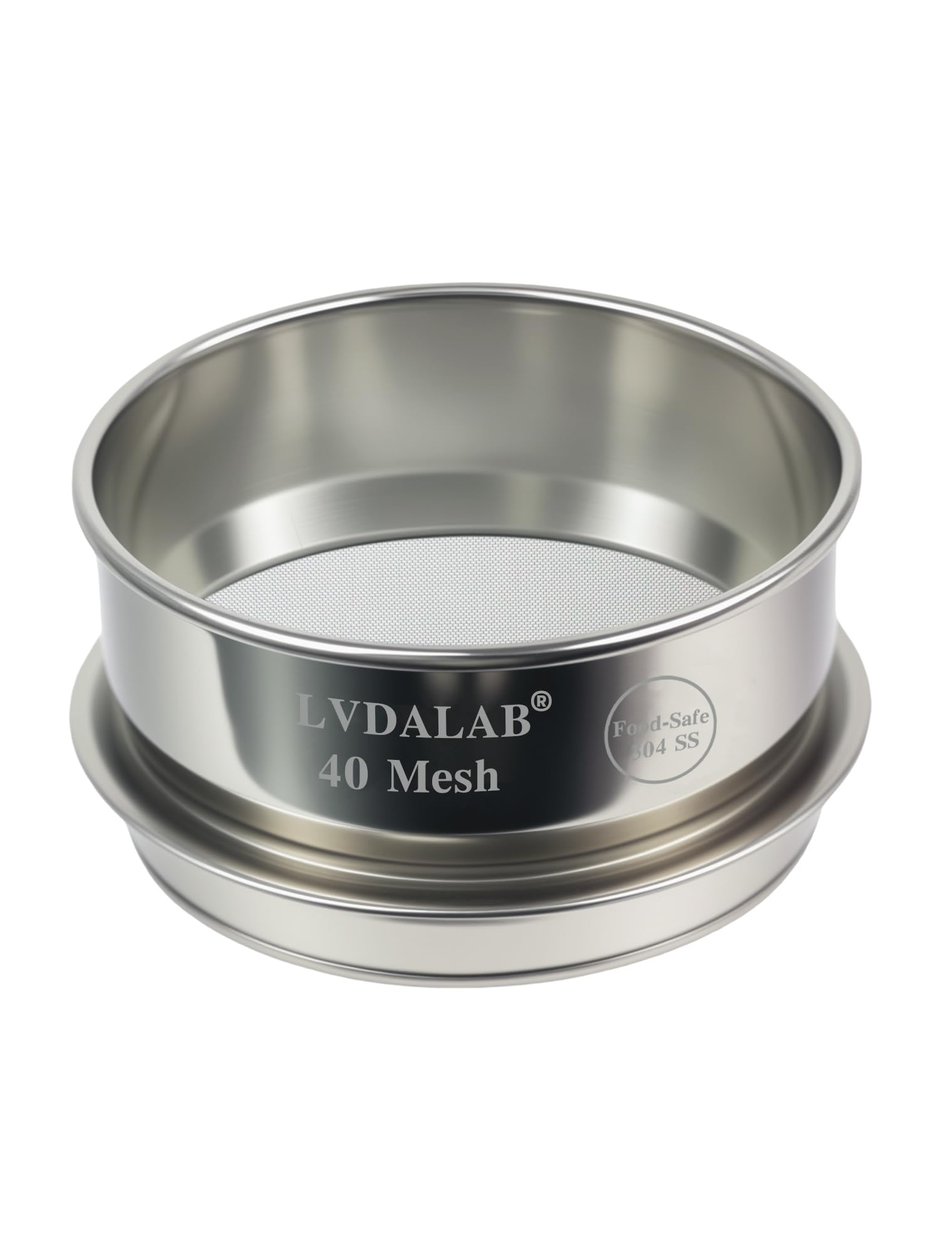 4" (10cm) Full 304 Stainless Steel Lab Sieve, 60 Mesh (0.3mm) Sifter — Amazon image 28