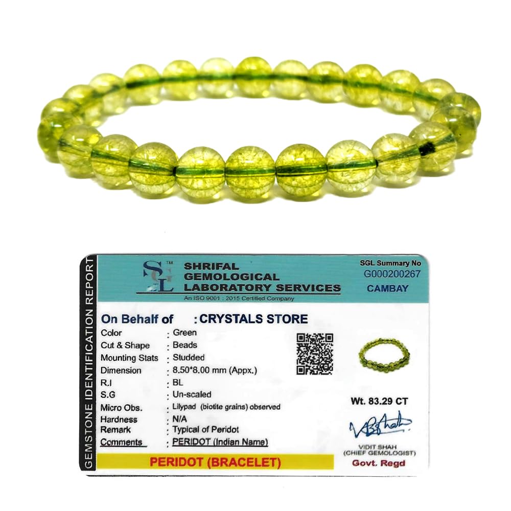 See full amazon price history chart for Real Crystal Peridot Crystal Healing Bracelet Gemstone Jewelry for Men & Women Original Lab Certificate Color Green Bead Size 8 mm Real Crystal Peridot Crystal Healing Bracelet Gemstone Jewelry for Men & Women Original Lab Certificate Color Green Bead Size 8 mm (B0CT2MRHWW) Amazon Price History, Amazon Price Tracker