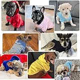 Eastlion Hund Pullover Welpen-T-Shirt Warm Pullover Mantel Pet Kleidung Bekleidung, Schwarz, Gr. L