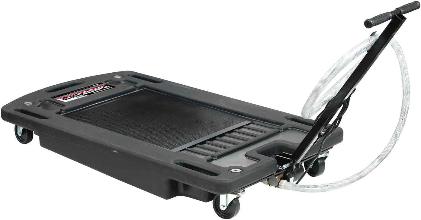 OTC Tools 5077A 15 Gallon, Low-Profile, Transfer Tanker Oil Drain Tank with Electric Pump