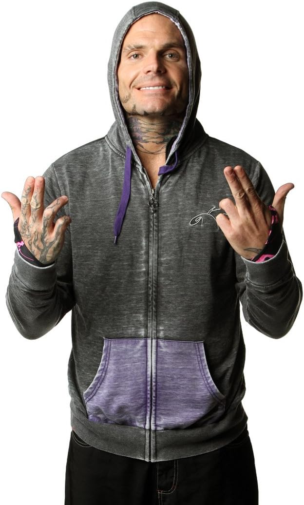 TNA Impact Wrestling - Impact Wrestling Jeff Hardy Charcoal Brand Hoodie T-Shirt