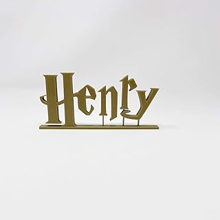 HP Style Name Plate, Teacher Plate, Custom Desk Plate, HP Style Letters, Name Plaque, Custom Name Plate