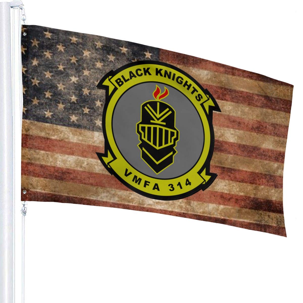 ZHANGPEIENfaqi VMFA-314 Flag 3' X 5' Ft Outdoor Flags Banner Breeze Flag