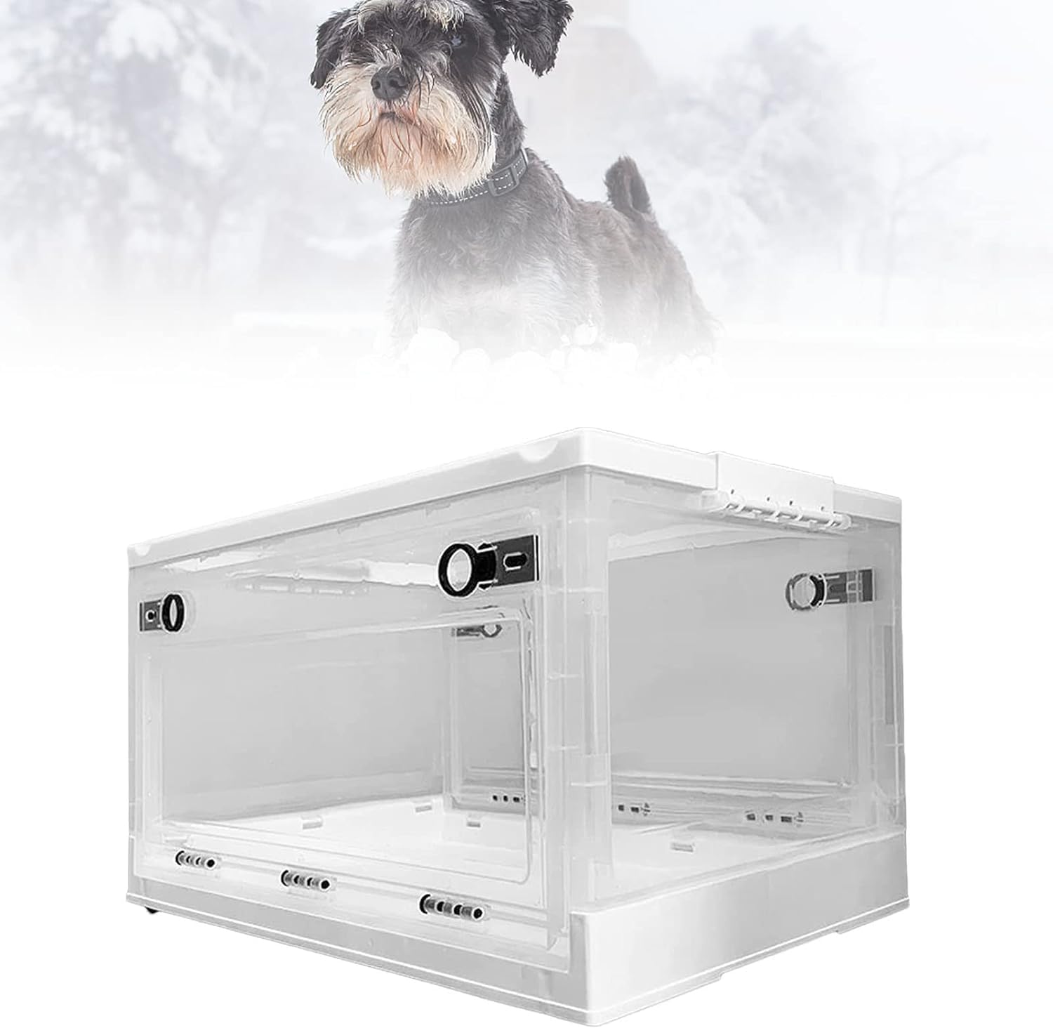 Amazon.co.jp: 子犬の噴霧ボックス、ペット噴霧保育器、犬と猫の酸素