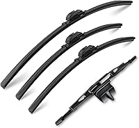 Vista 9 de Limpiaparabrisas delantero y trasero, 3 piezas de limpiaparabrisas delantero y trasero, repuesto para Toyota RAV4 2019-2025, 26 pulgadas, 16