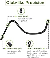 Vista 3 de Golf Swing Training Aid - Premium Rope Trainer Equipment (RopeSwing)