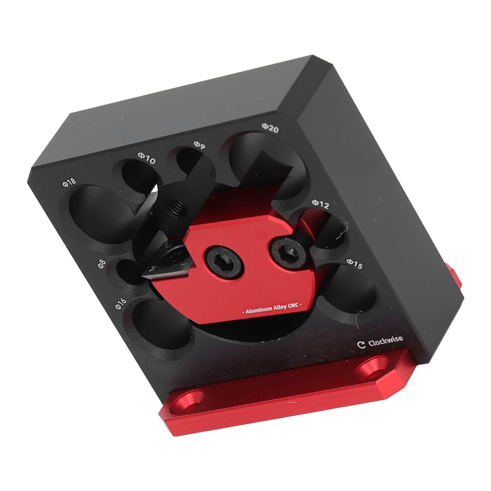 Kit di Jig per Tasselli, 8 Mm a 20 Mm Regolabile per Tasselli, Asta Tonda per Tasselli per Fresatura Elettrica Durevole, Taglierina per Tasselli per Aste di Legno, Bastoncini