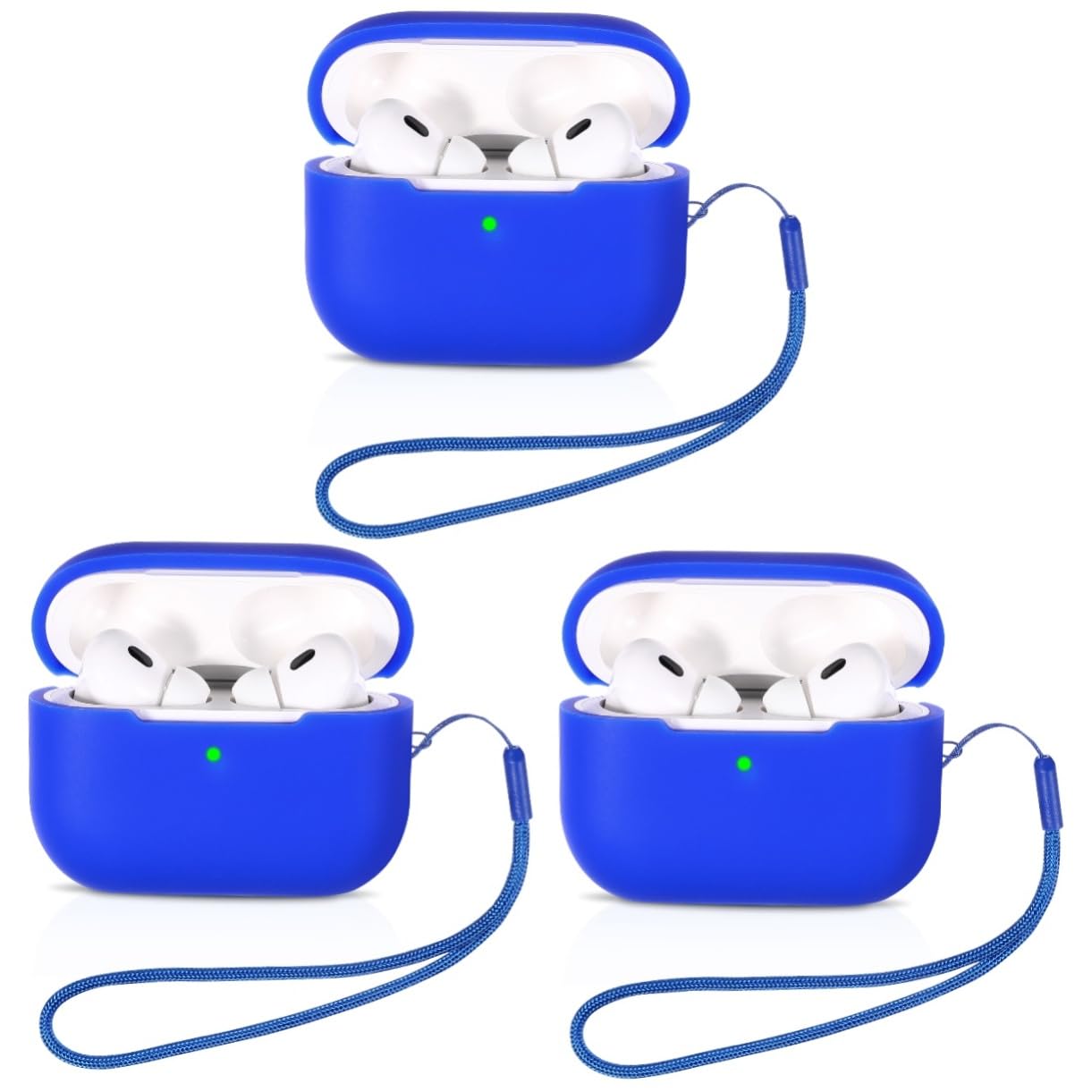 DOITOOL Estuche De Silicona para Auriculares (3 Unidades) - Cadena Magnética para Auriculares