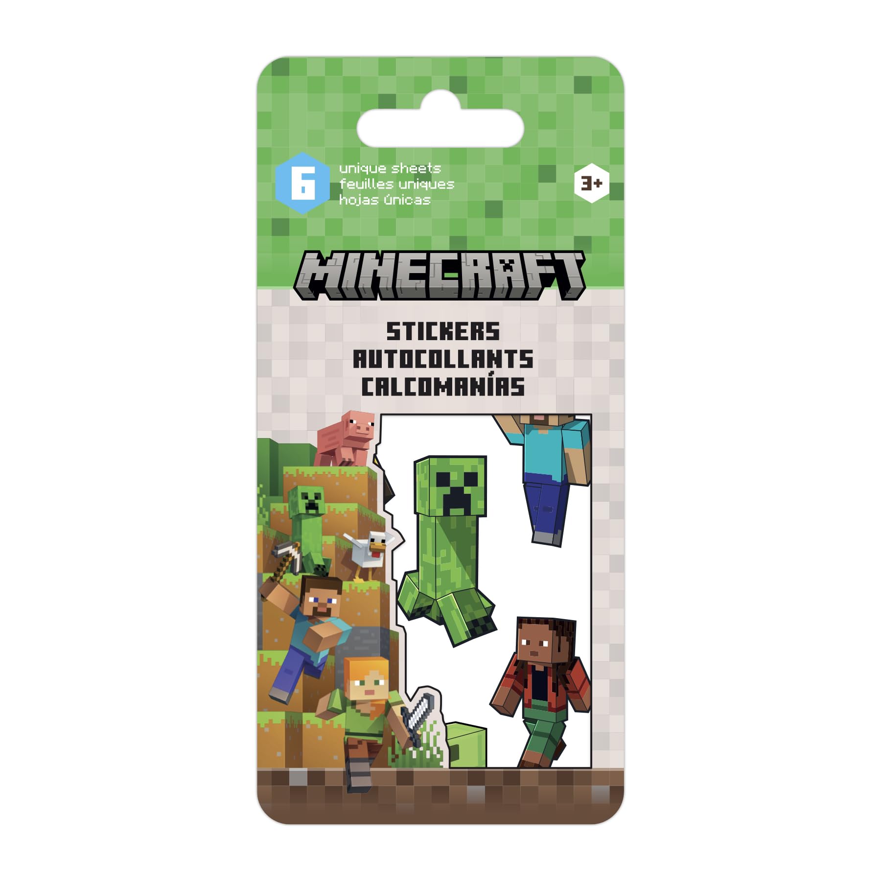 Minecraft Mini Sticker Slim Flip Pad - 6 Page