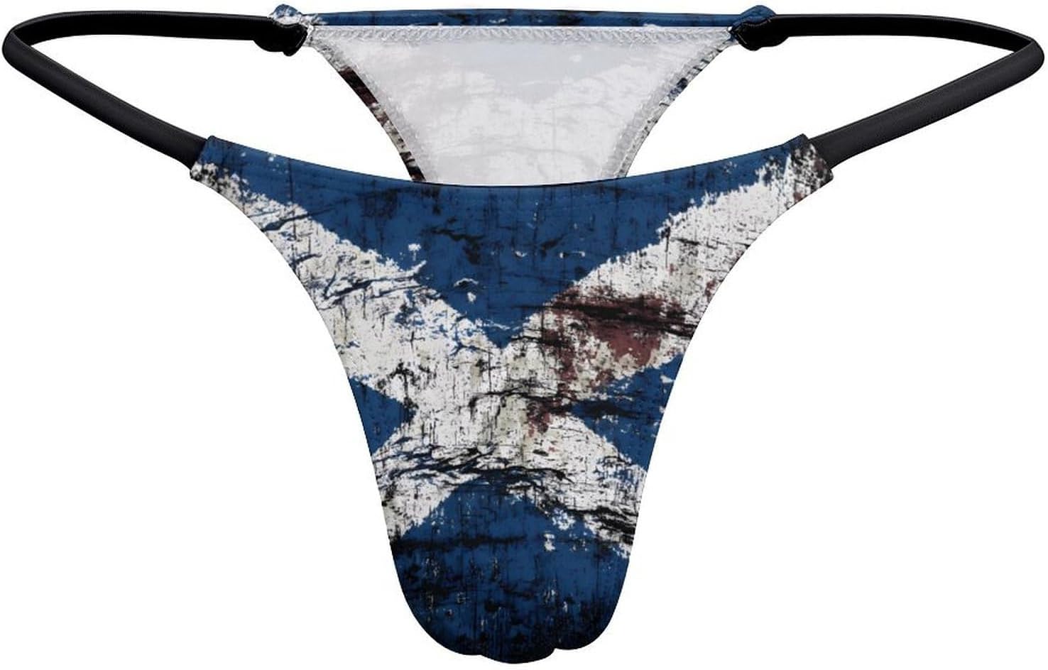 Vintage Scottish Flag Sexy G String Thongs for Women Underwear | Seamless Panties Lingerie Breathable Low Rise No Show