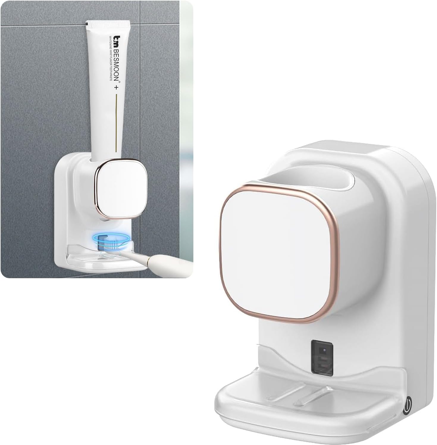 Automatic Toothpaste Dispenser with Sensor, Toothpaste Squeezer