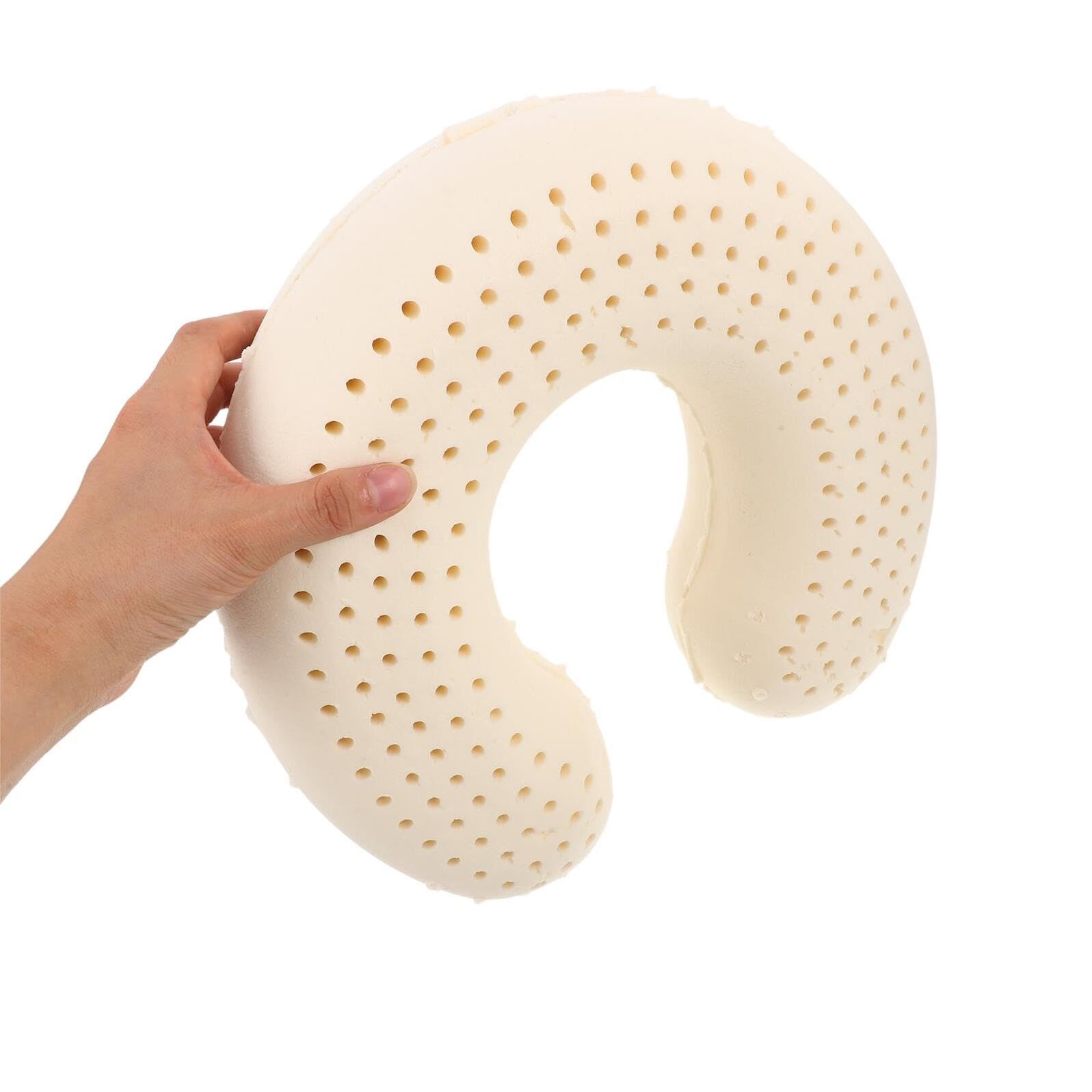 Alasum Cuscino da Viaggio Ergonomico in Lattice U Shape, Leggero e Traspirante, Supporto Cervicale per Viaggi e Spostamenti su Strada