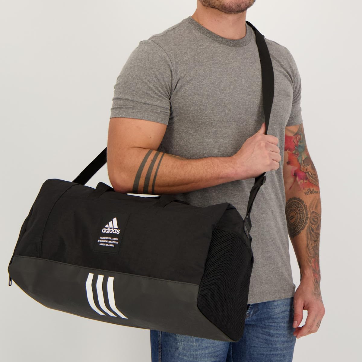 adidas Unisex Adulto 4ATHLTS Duffel Bag, Black/Black, M