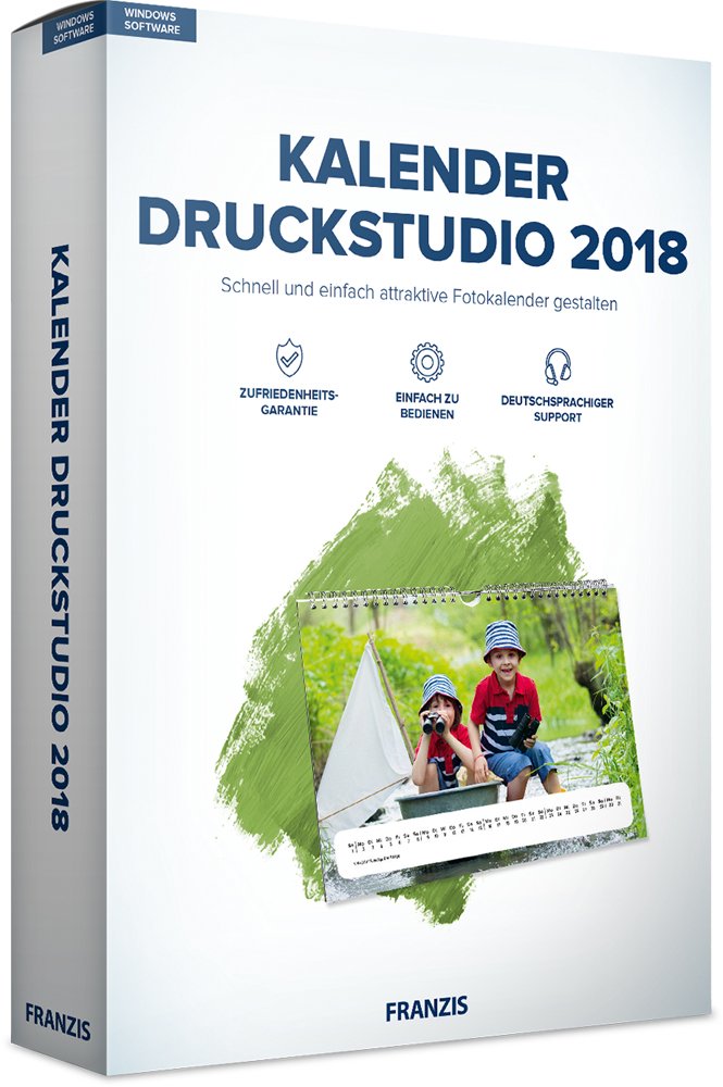 FRANZIS Kalender Druckstudio (2018) Software