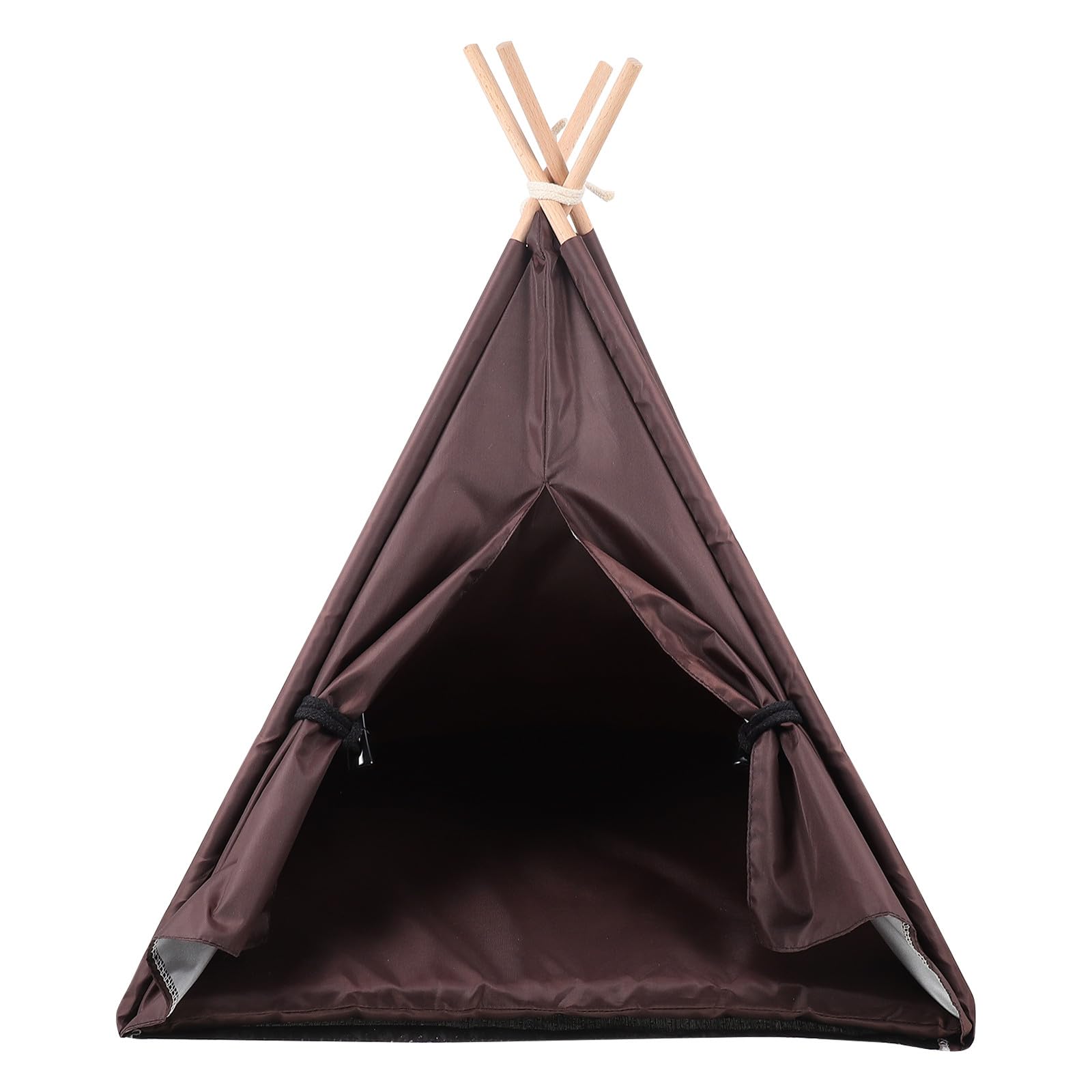 Tente pour animaux Homoyoyo imperméable en oxford café pour petit chien et chat