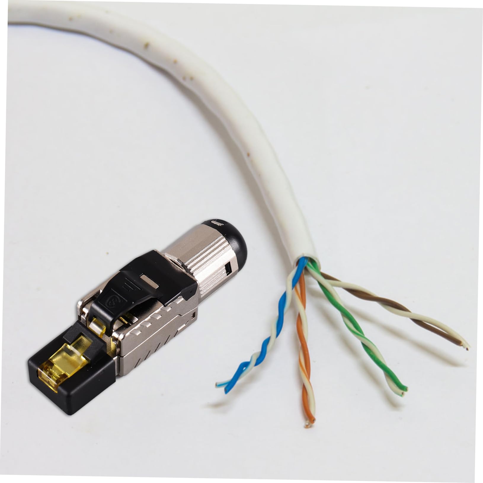 UKCOCO 5stücke Netzwerkstecker Geschirmte Werkzeuglose Für Desktop-pcs Laptops Und Router Für Stabile Übertragung Und Einfache Installation