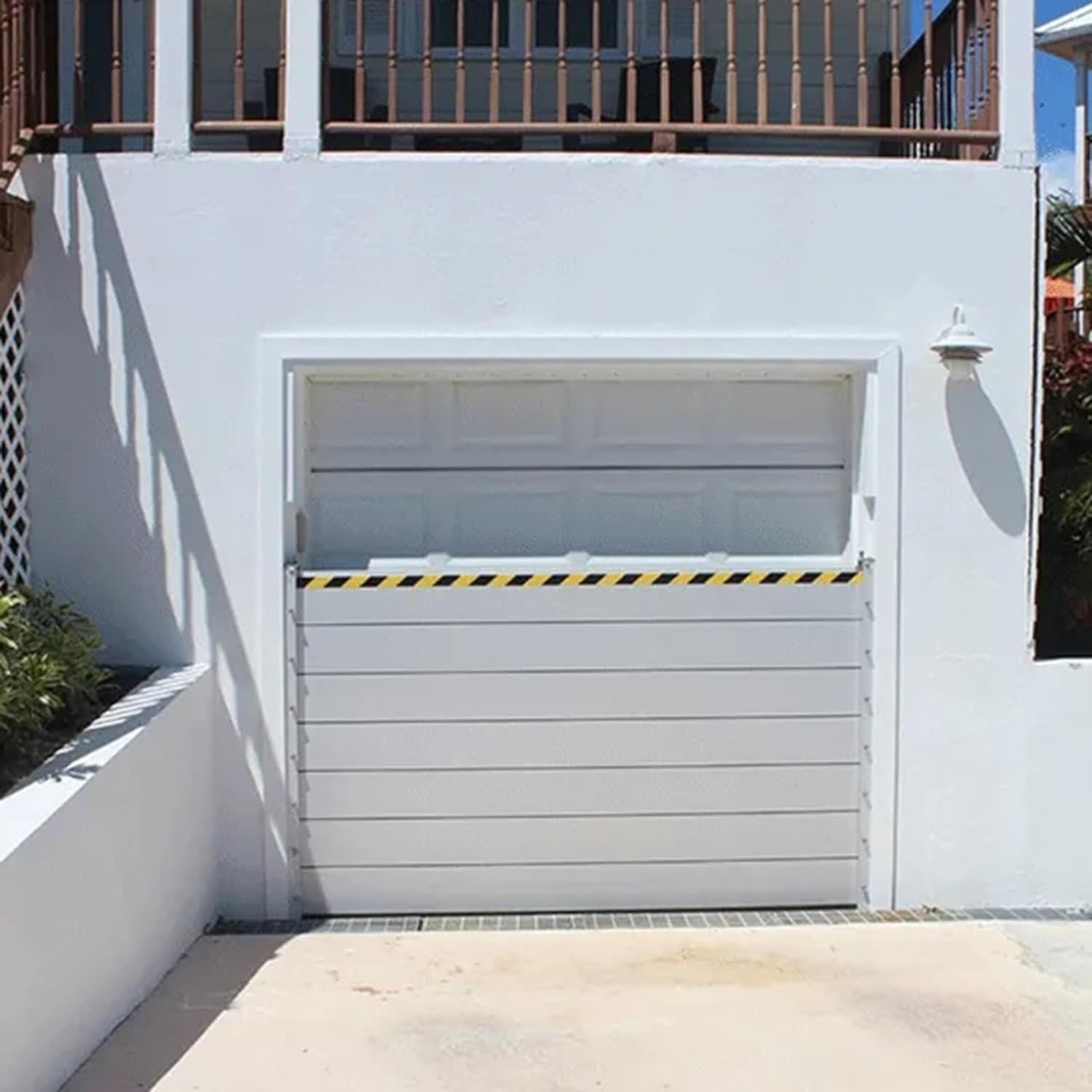 Barrière anti-inondation amovible en aluminium pour garage et sous-sol H140 cm
