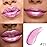Kaely 2-in-1 Pink Metallic Lipstick and Lip Liner, Shimmer Liquid Metallic Lipsticks for Women, Glitter Lip Gloss Stain Long Lasting Waterproof Smudge Proof 24 Hour, Vegan Makeup, 21