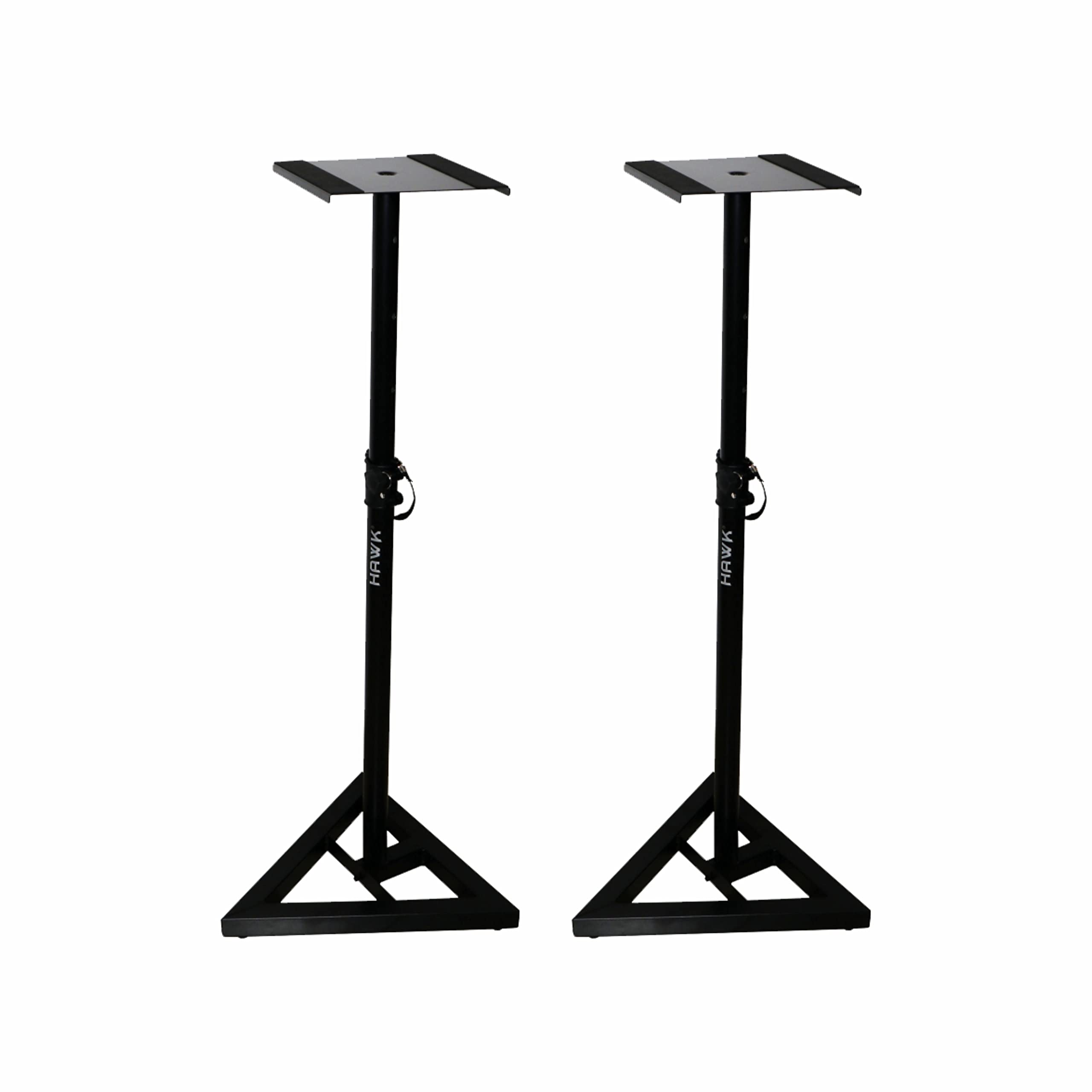 Harris Hawk HMPS-001, Black Studio Monitor Stand Pair