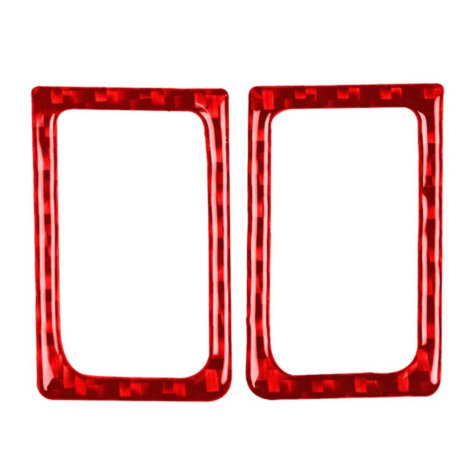 Car Interior Door Lock Pins Frame Cover Decoration Sticker Trim for Nissan for GTR R35 2008-2020 Truck(Rosso)
