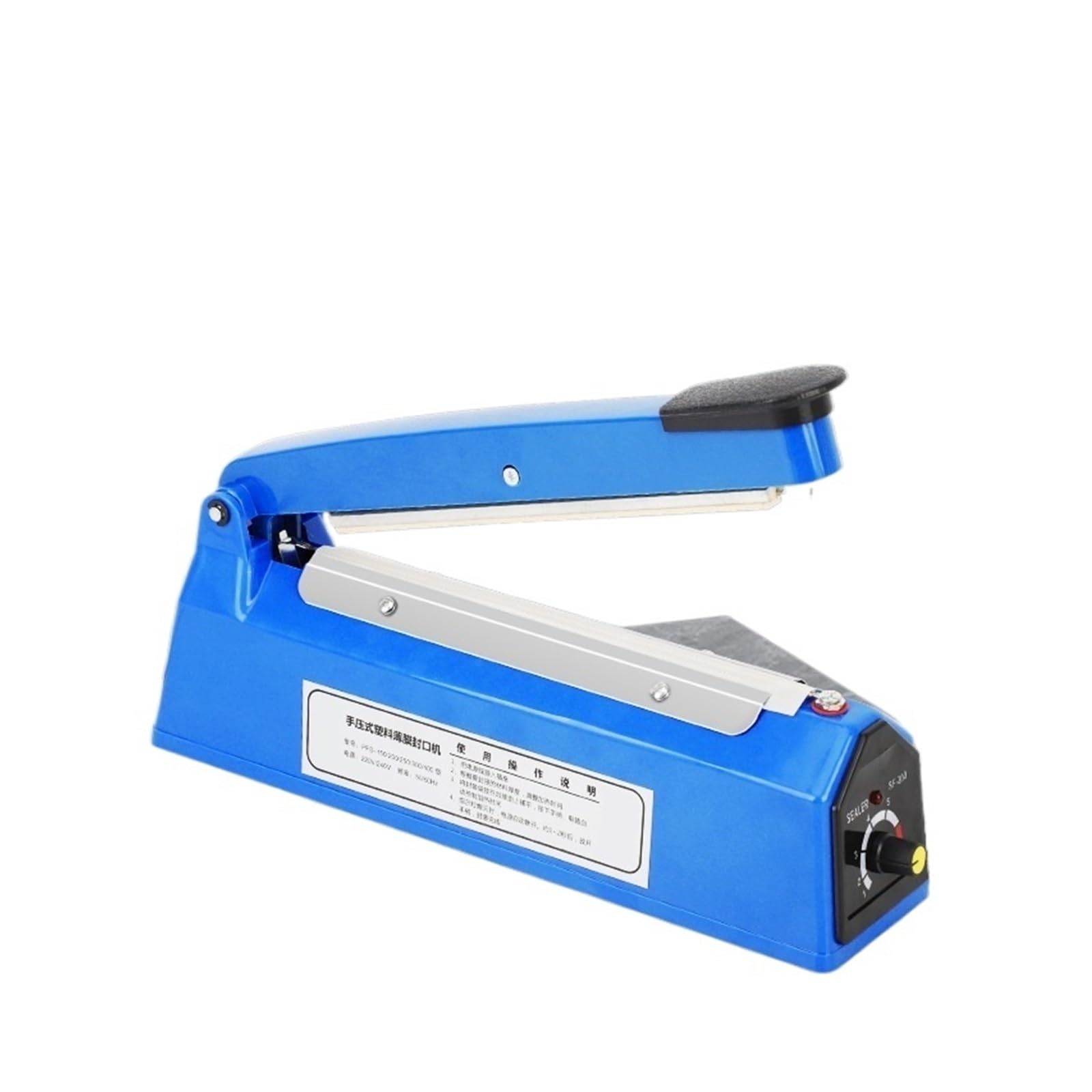 Máquina de Sellado, Máquina de sellado de plástico for té y pastel de, máquina de sellado for el hogar, mini máquina de sellado a presión manual de 20CM, máquina de envasado de bolsas de plástico