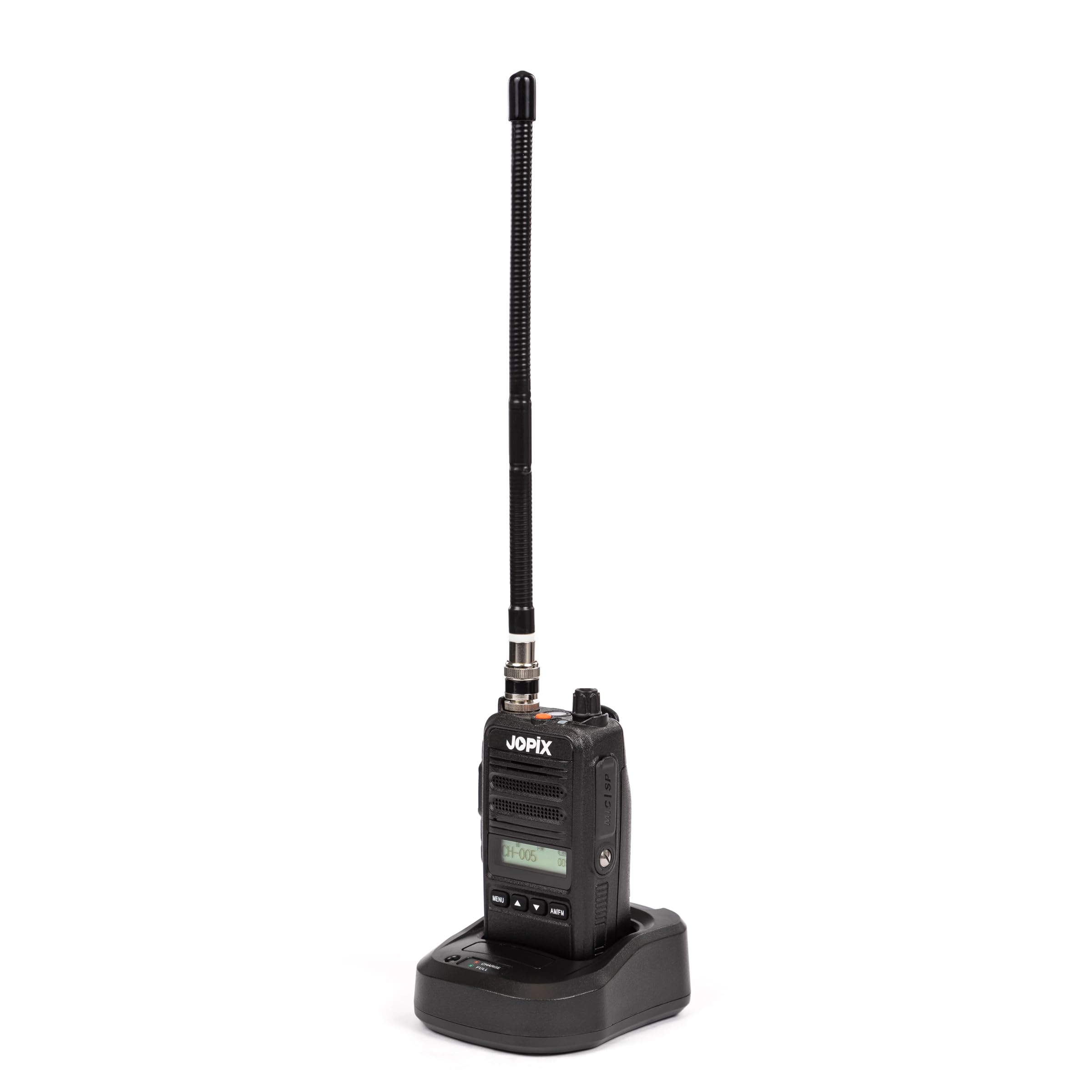 Jopix CB-80 Multi-Norm CB-Funk Handgerät - Tragbare 27 MHz CB-Funkgeräte AM/FM 4W Walkie-Talkie mit 2600mAh Li-Ion Akku