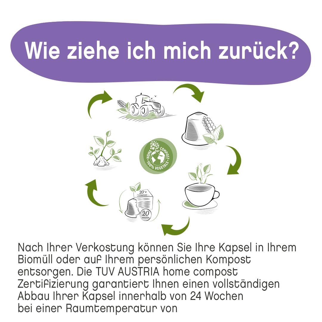 TERRAMOKA - Exzellenter Bio-Kaffee - 100% reiner Arabica aus Peru - Fruchtig, nuanciert und rassig - 300 Kapseln Kompatibel Zero Waste - Mr Albert- Frankreich