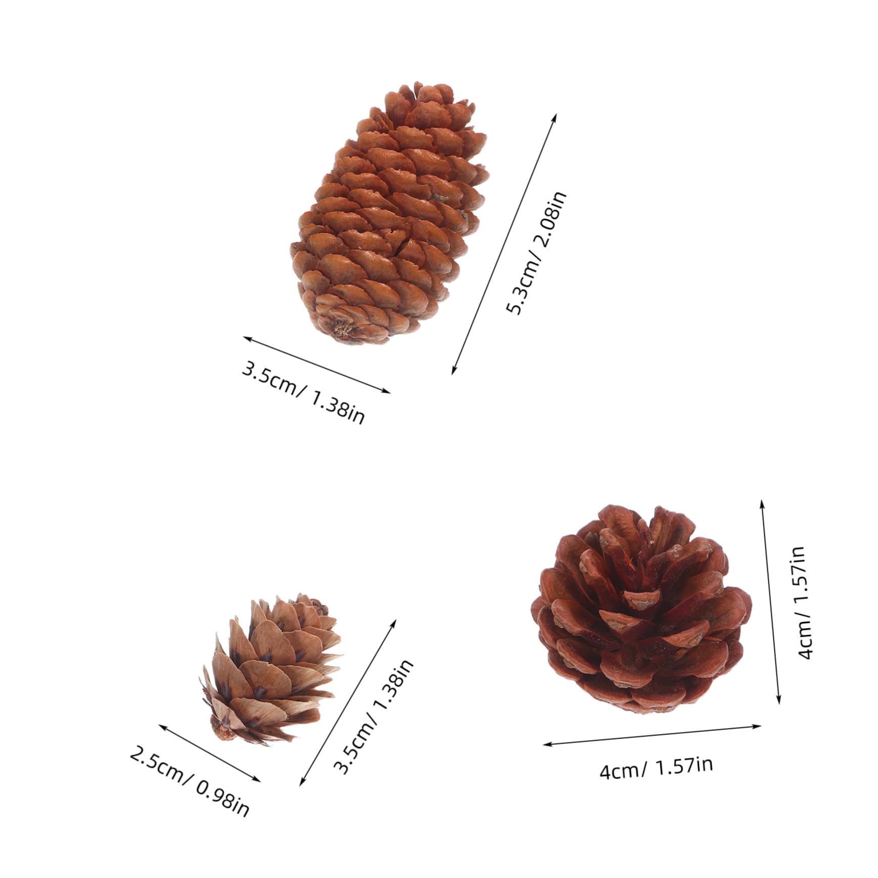 120 Piezas Mini Piñas para Manualidades Conos Naturales Secos Reutilizables Decoraciones Navideñas para Adornos Coronas y Bodas Pequeño para Proyectos Detallados