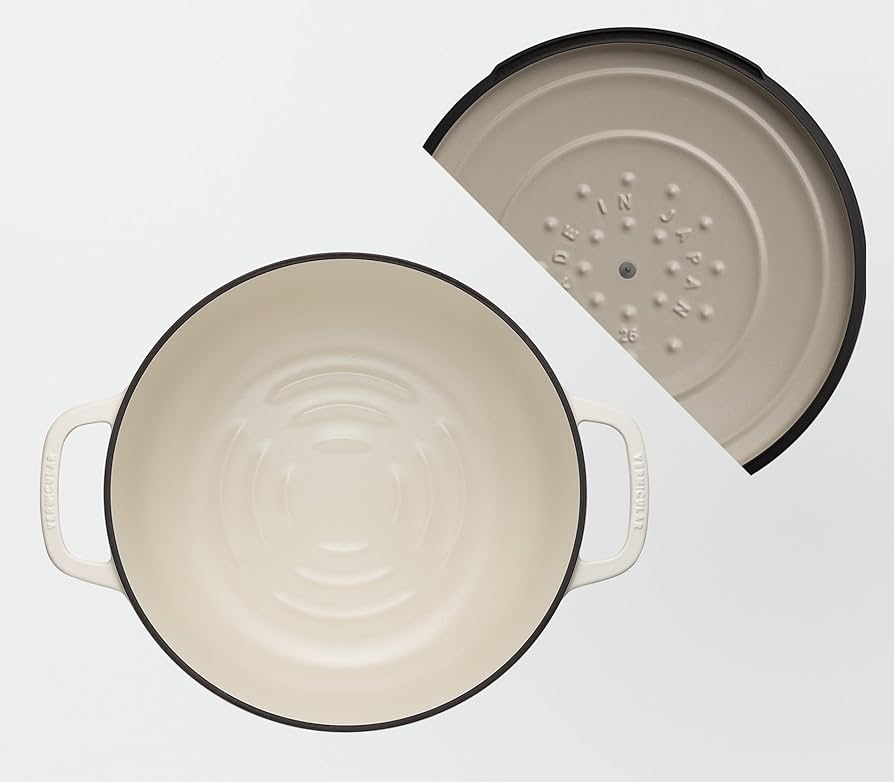 Amazon.co.jp: バーミキュラ 鋳物ホーロー鍋 26cm マットリネン