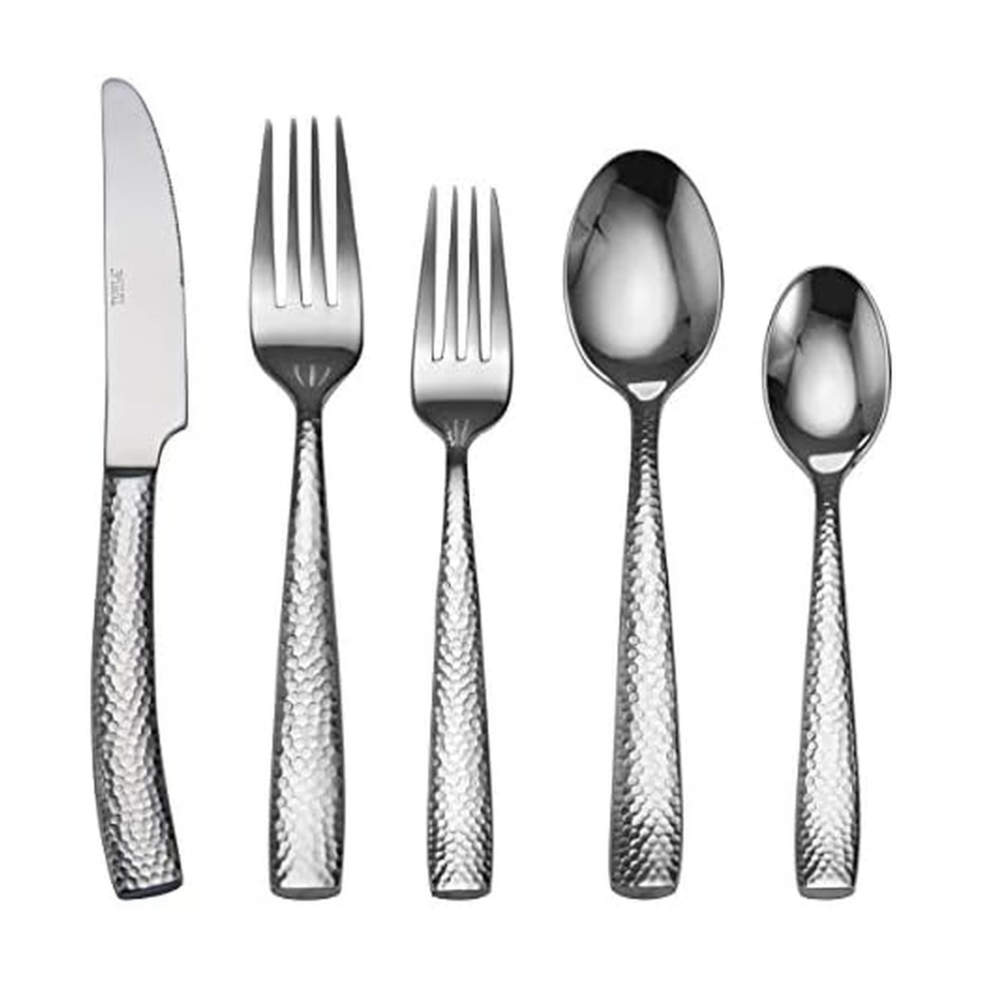 Amazon.com | Towle Living 20-Piece Texture Stainless Steel