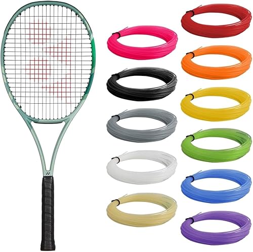 Yonex Percept 97H - Raqueta de tenis verde oliva con cuerda de raqueta Syn Gut en tu elección de color, flexible con precisión y tacto