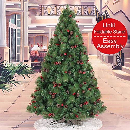 Árbol de Navidad para mascotas que no suelta hojas artificial 5 pies 4
