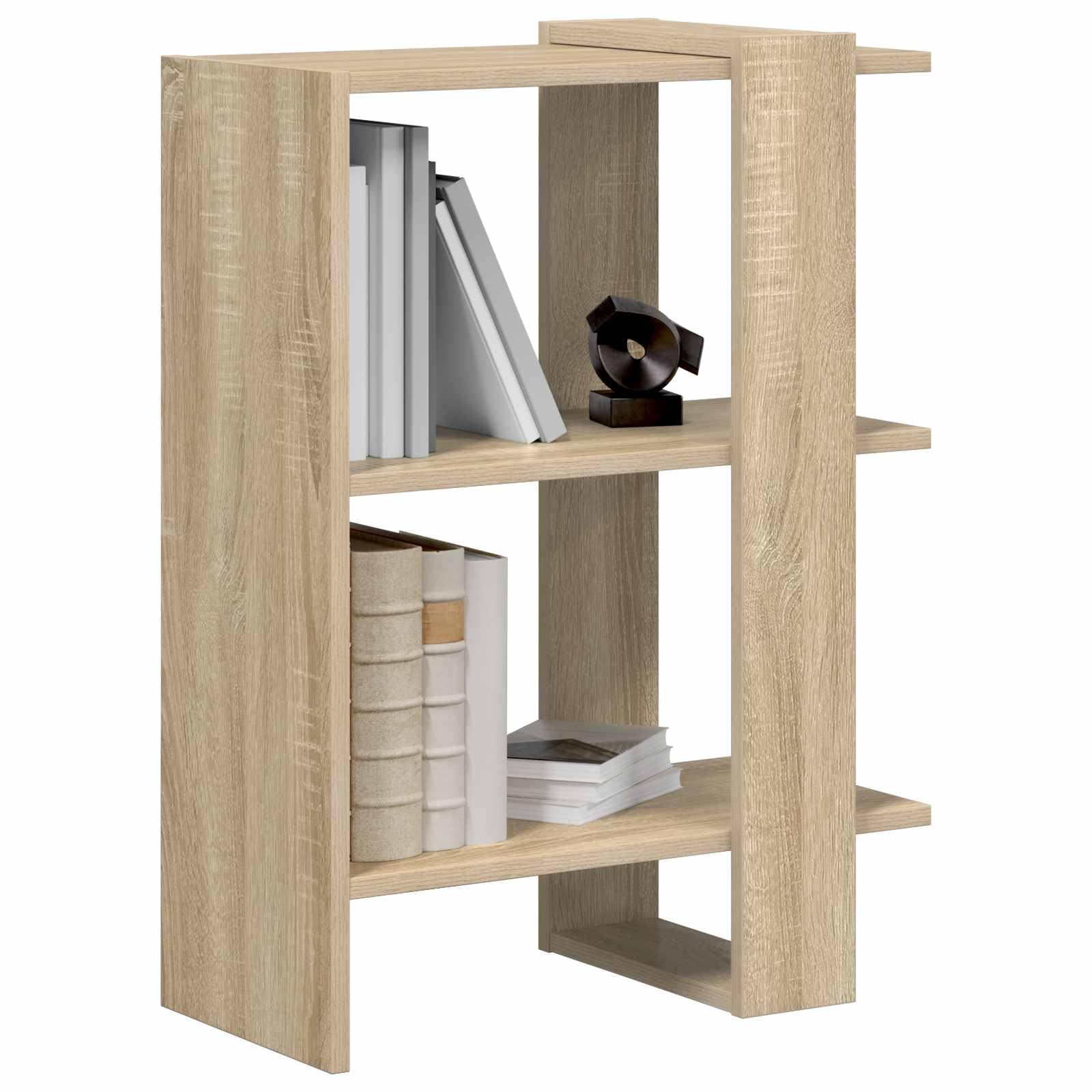vidaXL Étagère 2 Niveaux 52 x 25 x 71,5 cm Bois d'ingénierie