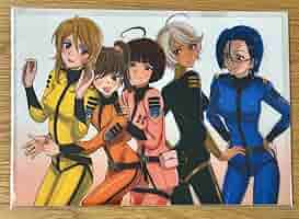宇宙戦艦ヤマト2199 岬百合亜 &衛生士 原田真琴 フィギュア ヤマトガールズコレクション 宇宙戦艦ヤマト2199 原田真琴 1/8