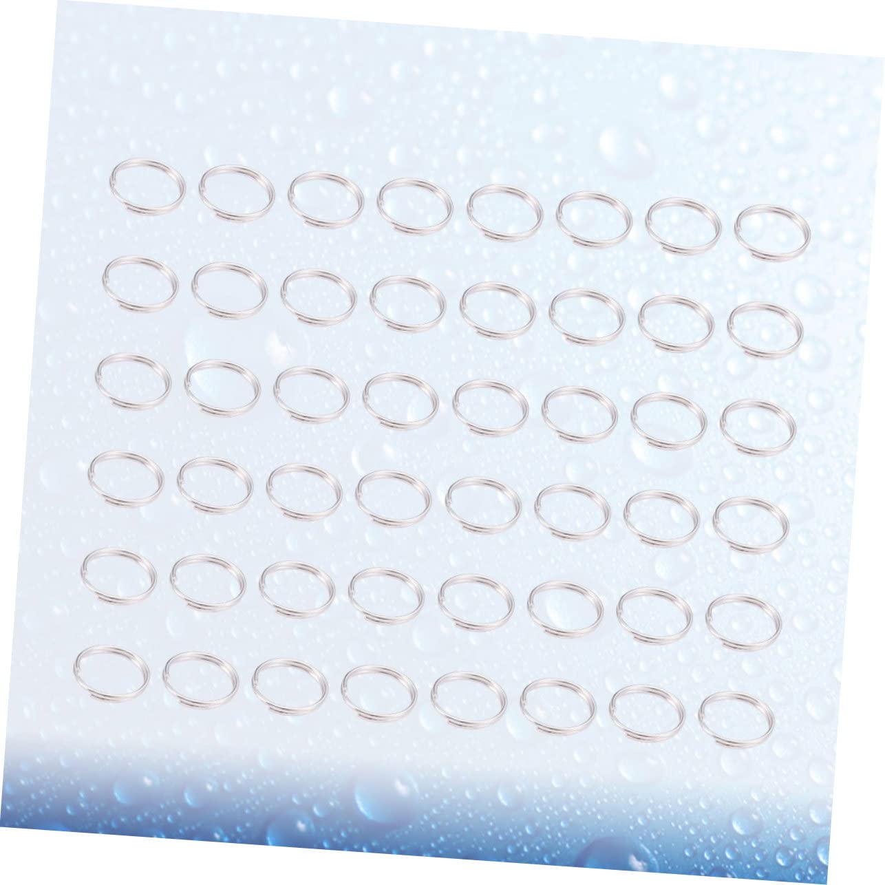 Housweety 500 Anelli Aperti In Acciaio Inox Argento – 8 Mm X 1 Mm, Per Creazione Gioielli E Perline