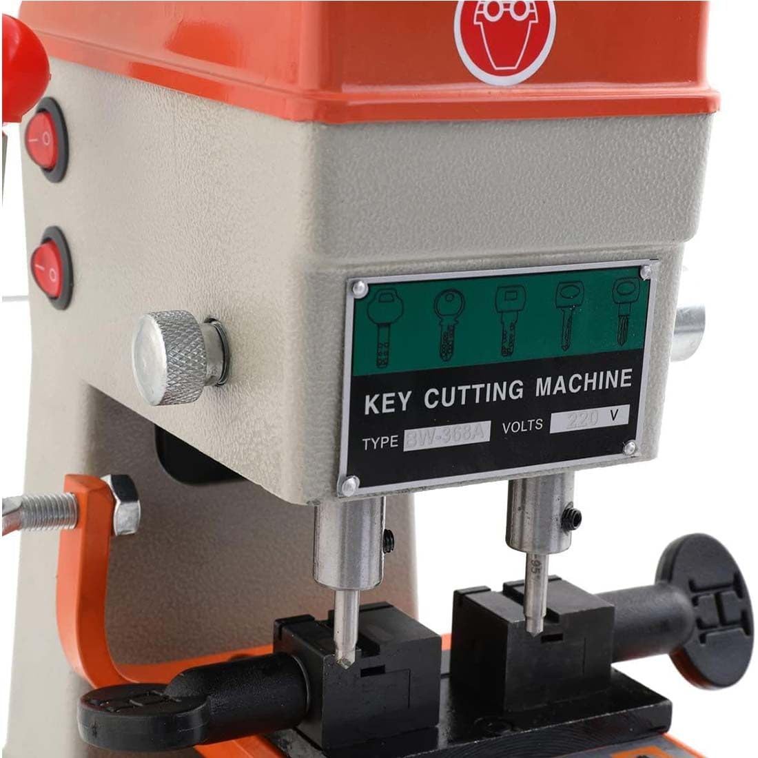 Machine De Copie De Clé Verticale, Machine à Tailler Les Clés 120W, Machine De Copie pour Clés De Duplication, Outils De Serrurier pour Voiture, Clés De Moto, Clés De Serrure De Porte