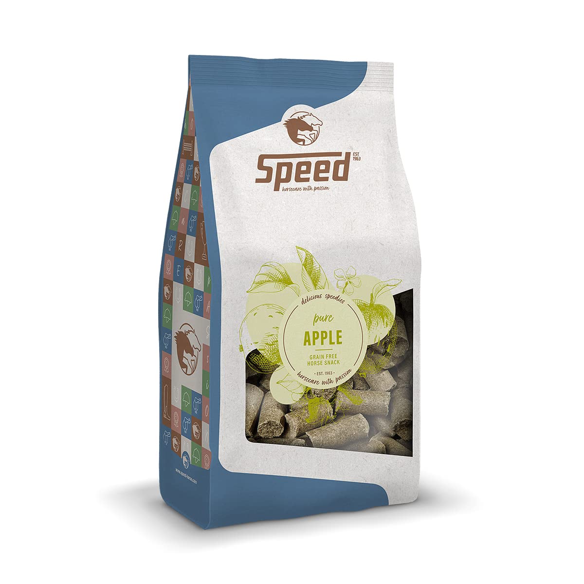 Speed Delicious speedies Pure Apple, friandise pour Cheval saveur Pomme, sans céréales, Les Meilleurs ingrédients, Tout Simplement Pratique (1 kg)