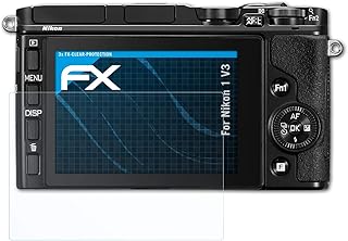 atFoliX Screen Protection Film compatible with Nikon 1 V3 Screen Protector, ultra-clear FX Protective Film (3X)