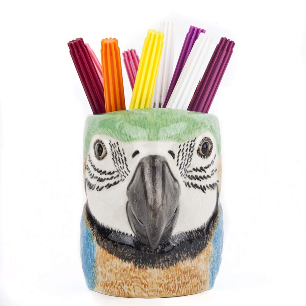 Quail Ceramics - Macaw Pencil Pot