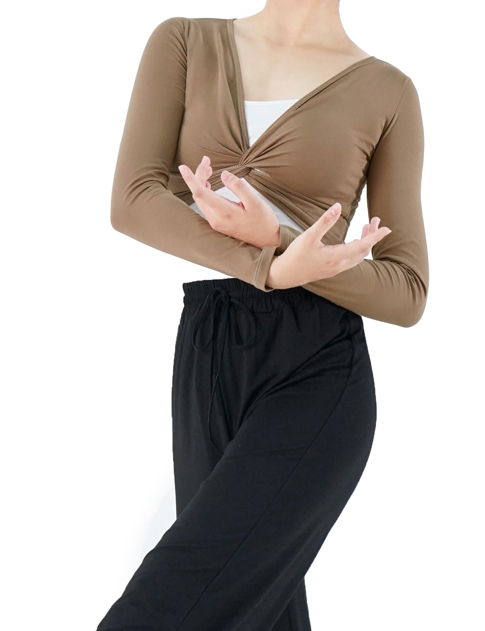 Women Ballet Bance Shawl Tops