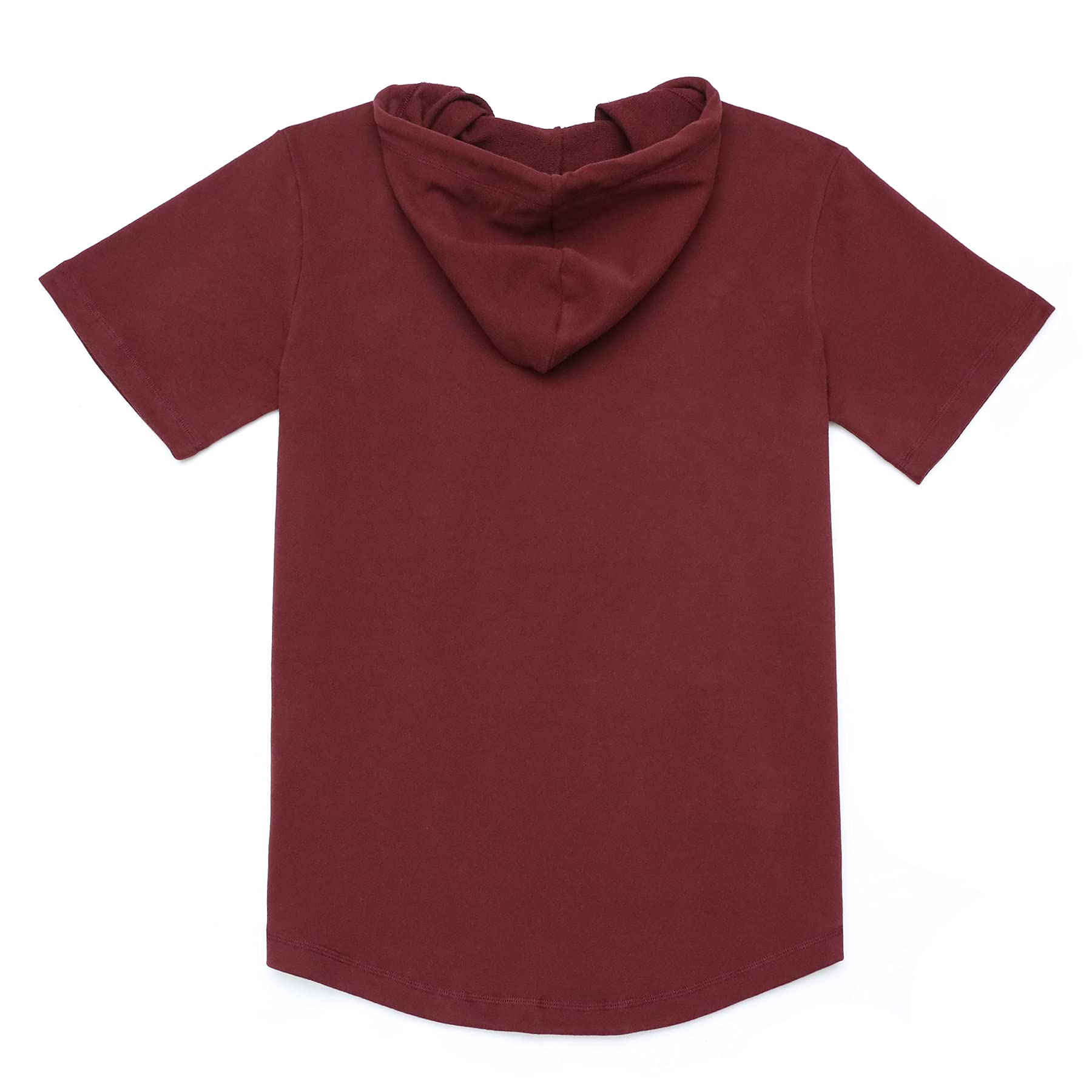 Dubinik® Sweat à Capuche Manche Courte pour Homme, Sport, Casual, Salle de Sport, Extérieur,Tous Les Jours, Décontracté