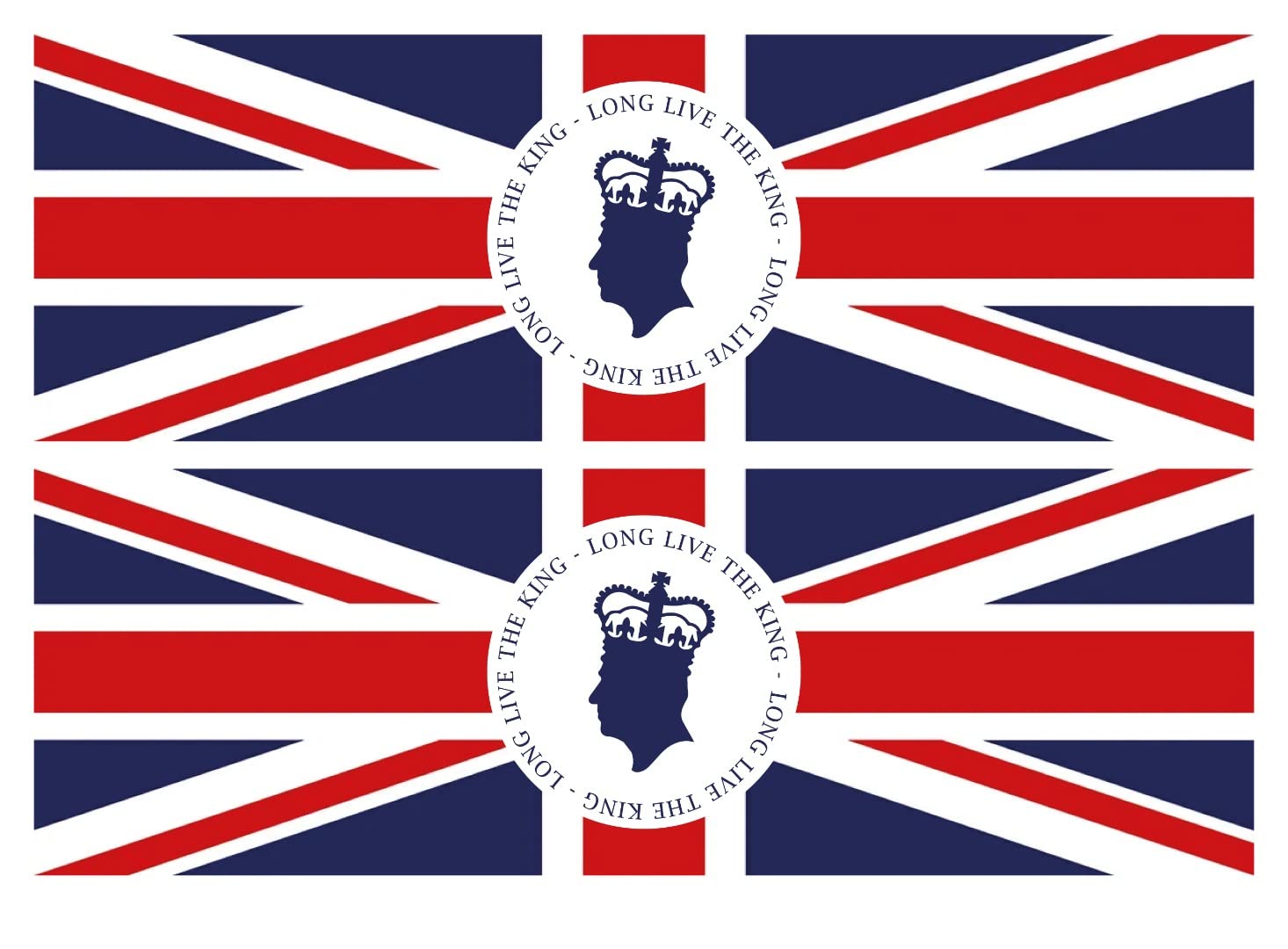 Handmade By Stukk King Charles III Coronation Banners Royal Crown Long Live Union Jack Party Decor