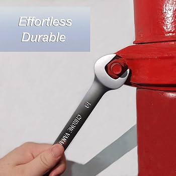 DAKCOS Ratelsleutel 13mm - Vaste Kop Combinatiesleutel Chroom Vanadium Staal