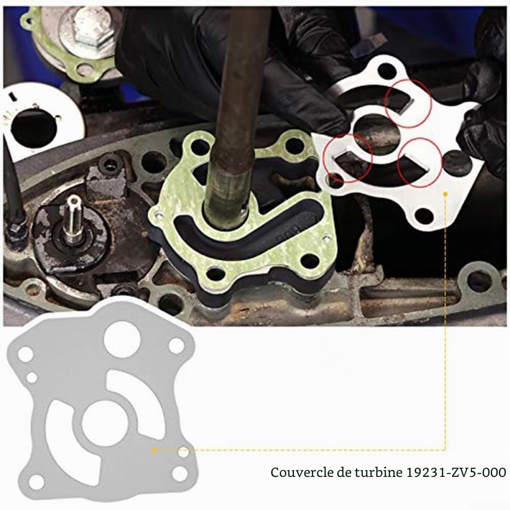 Kit de réparation de pompe à eau hors-bord Honda pour moteurs 40 50 CV, ensemble tout-en-un avec turbine et composants d'installation