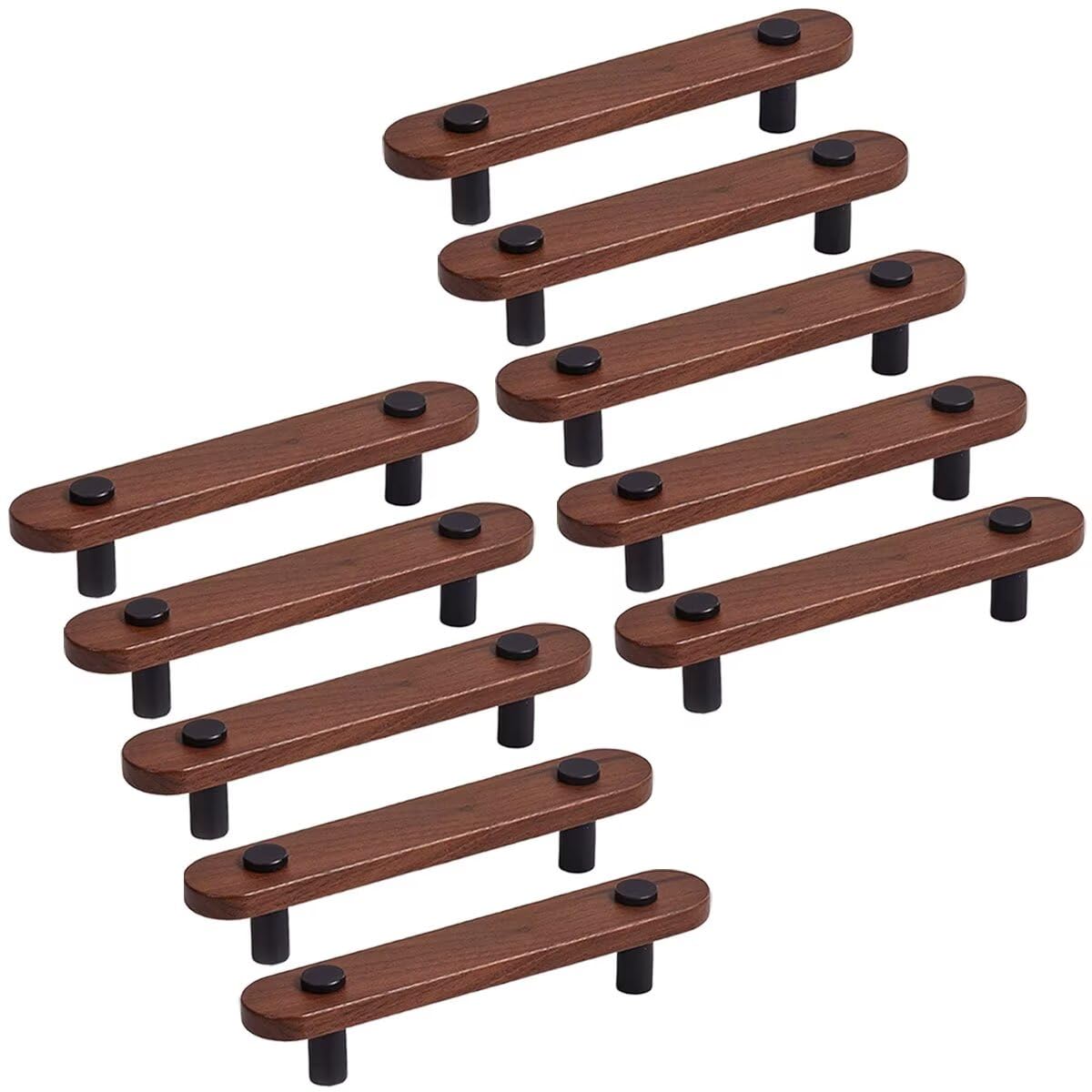 Poignée en bois de meuble entraxe 96 mm pour changer de style facilement