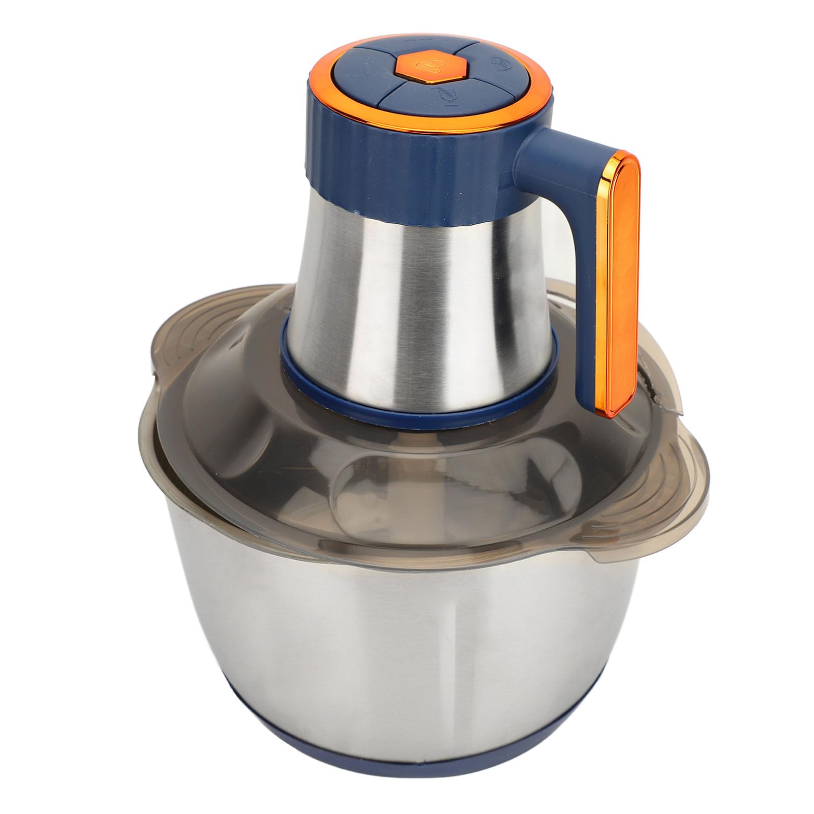 Procesador eléctrico de alimentos 500W 5L Acero inoxidable de gran capacidad multifuncional con para cocina casera (azul) 5
