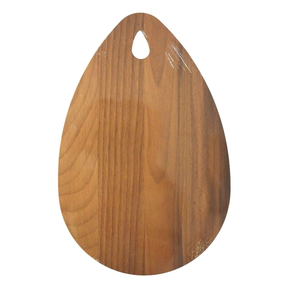 FACKELMANN 521765 kleine snijplank, ovaal, hout, bruin, 21 x 12