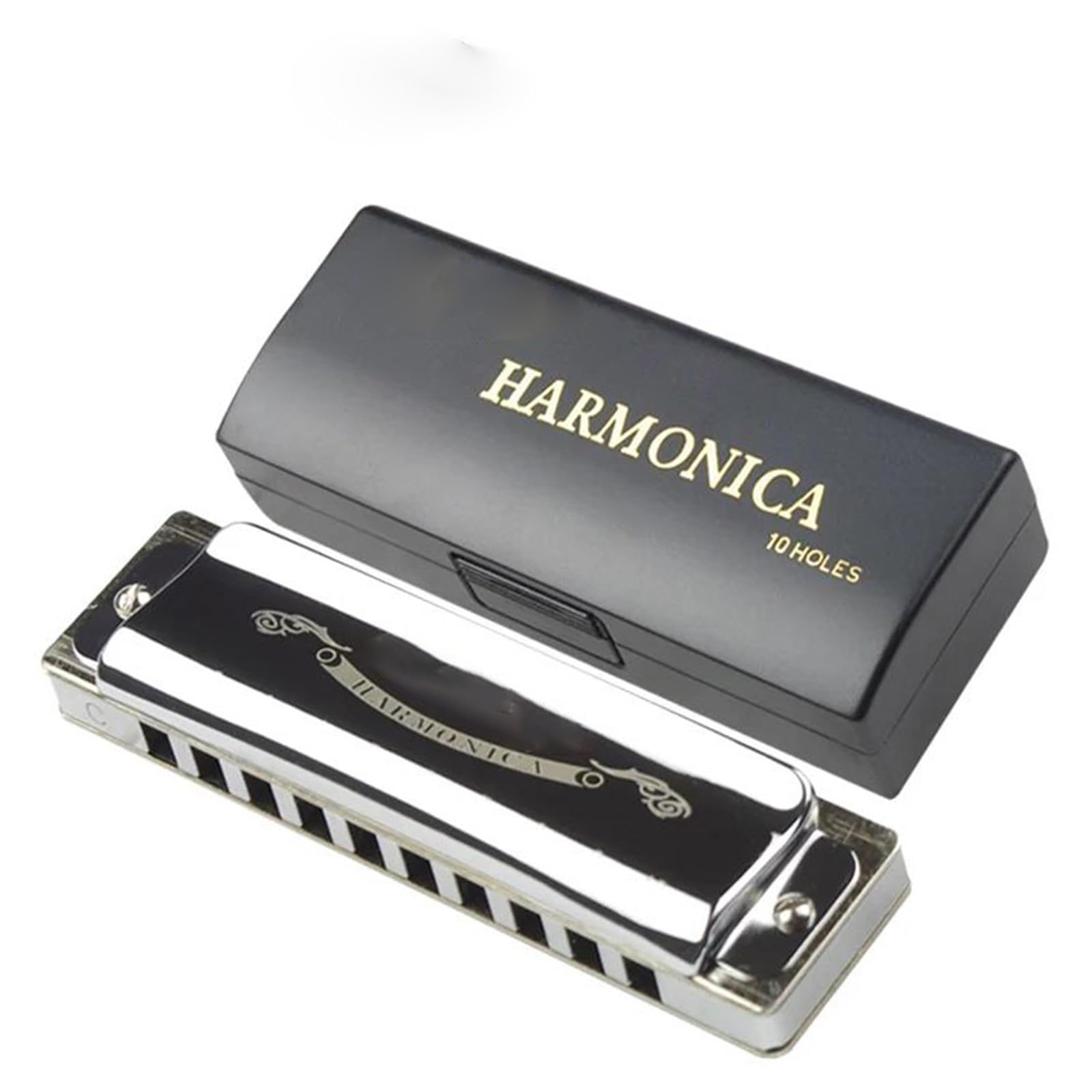 Strumenti Musicali A Fiato Per Arpa Blues Diatonica A 10 Fori Con Pettine In Rame Professionale Armonica per adulti