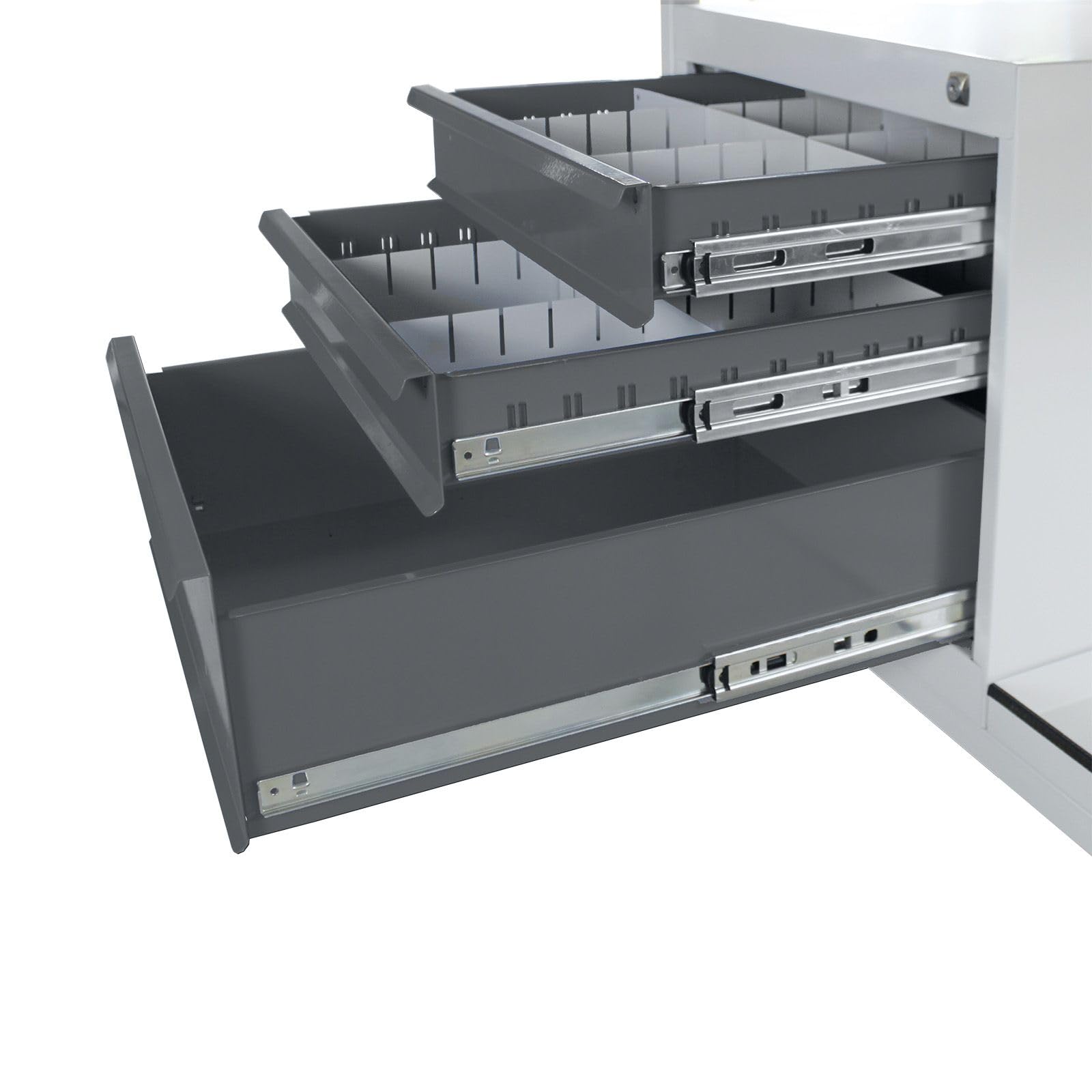 Établi mobile anthracite RAL 7016 - 1 300 x 600 x 827 mm - Charge maximale : 500 kg - Table de travail mobile avec étagère - Pour atelier, garage et industrie - Anthracite - Panneau perforé